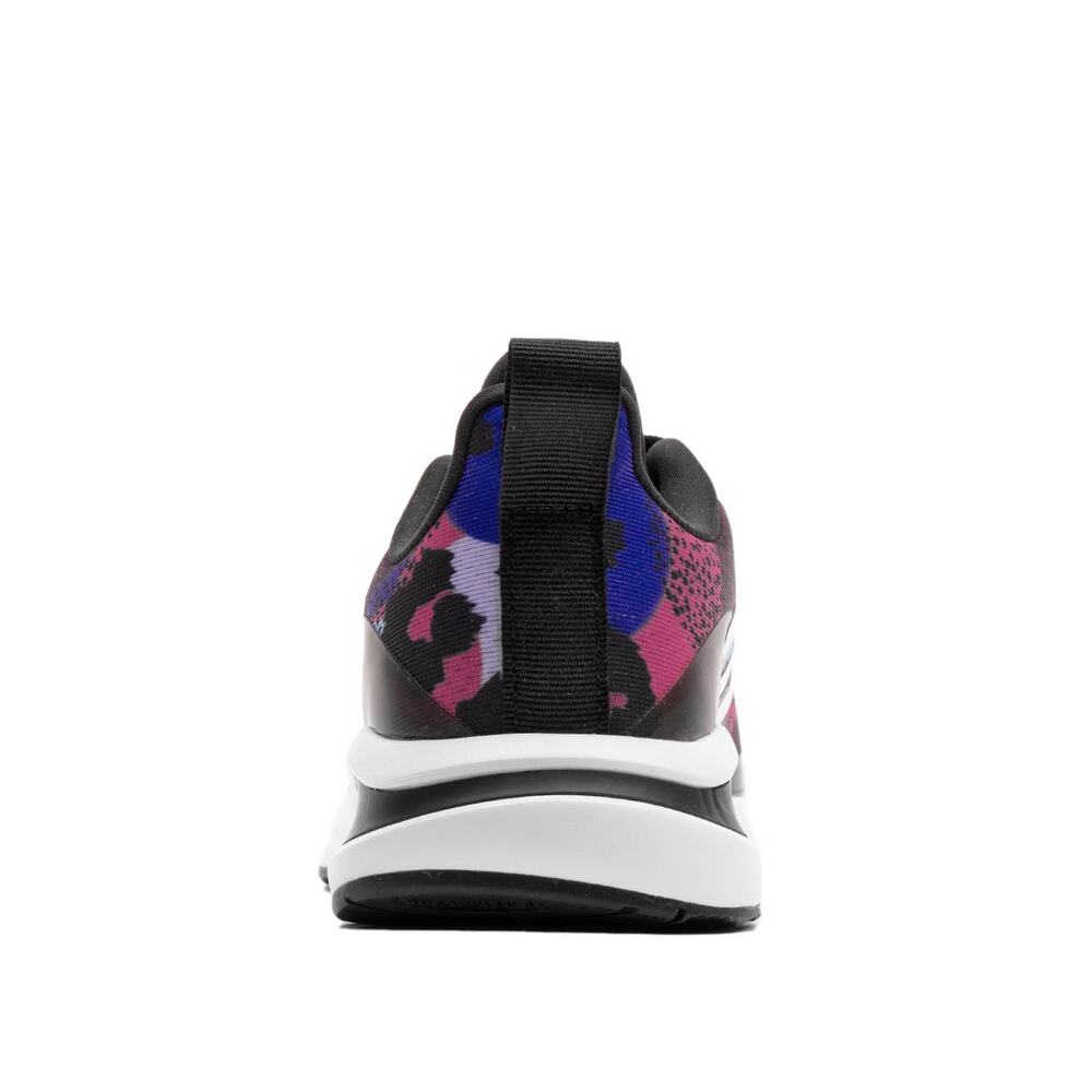 NEW Adidas FortaRun Shoes Size 5.5Y / 7 Women’s H04112 Black Pink - Picture 6 of 8